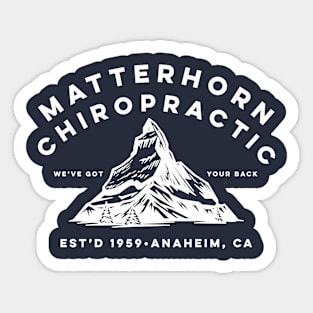 Matterhorn Chiropractic Sticker